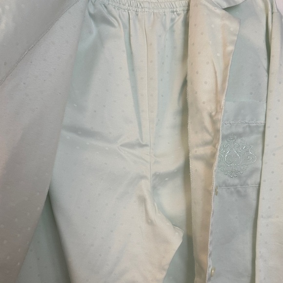 Miss Elaine Mint Green Pajama Top - Picture 5 of 5